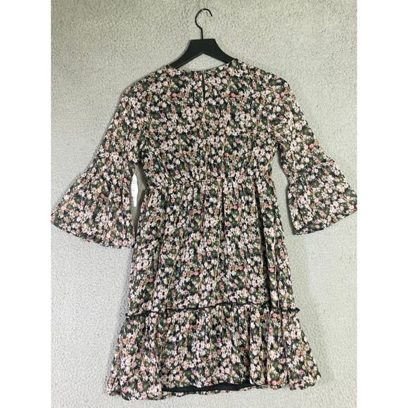 Set of 2 Girls' Floral Dresses Size L‎ Bell Sleeve Casual Cute - Picture 10 of 11